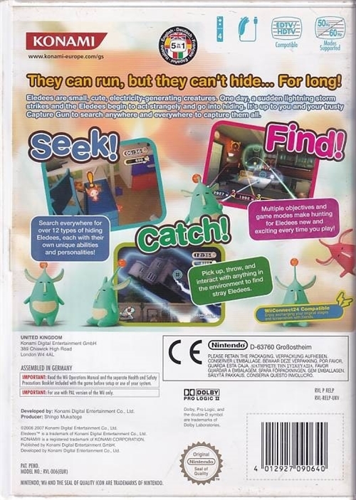 Eledees - Nintendo Wii (B Grade) (Genbrug)